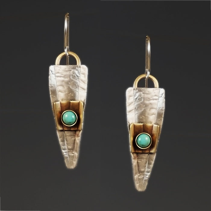 Ancient Musings Earrings-Turquoise