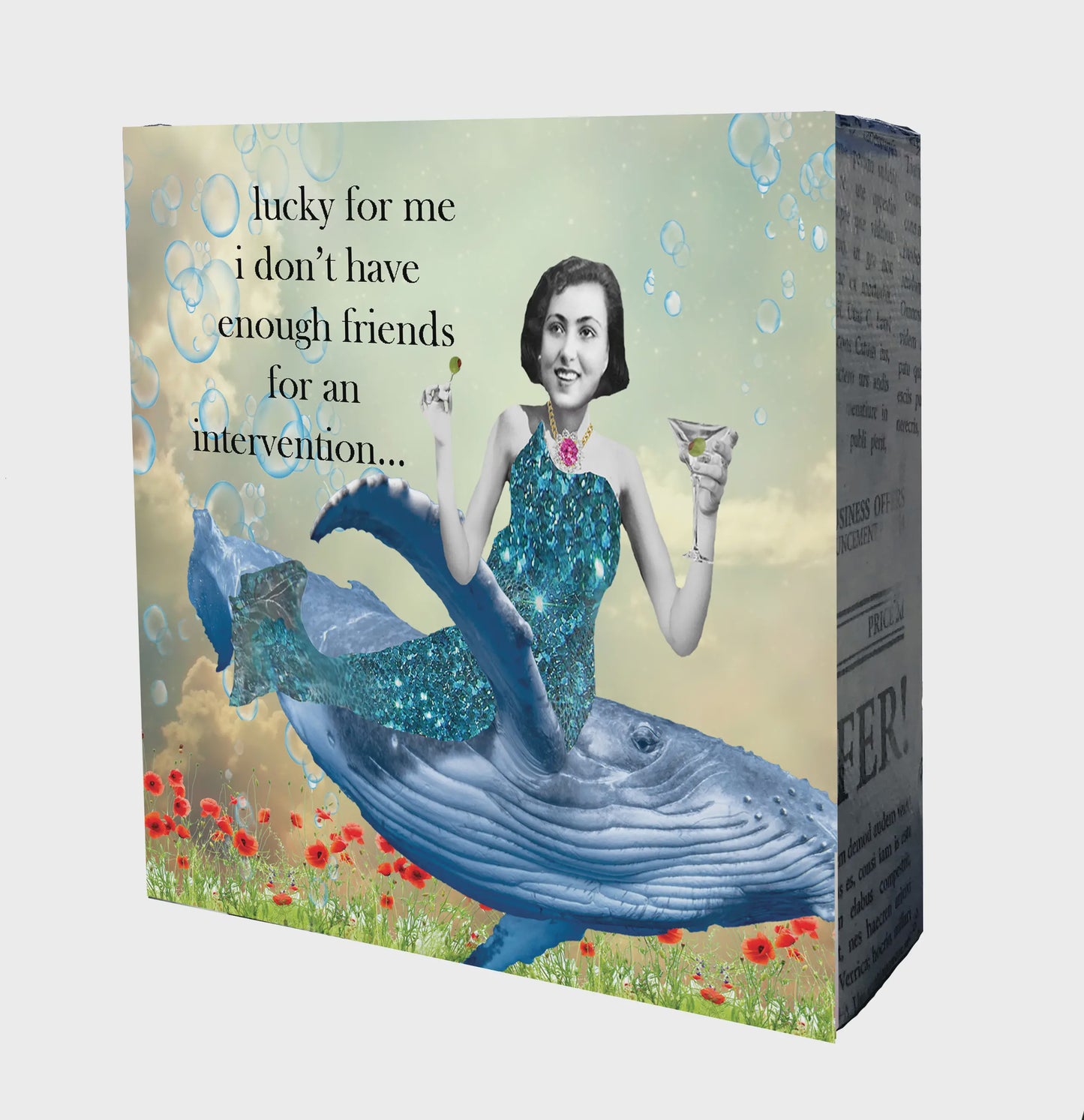 Mini Canvas-Mermaid Intervention