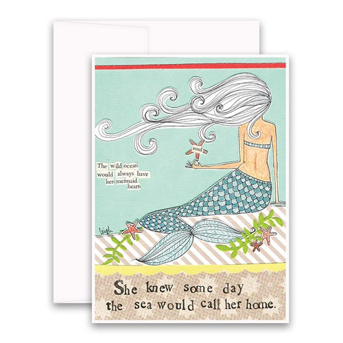 Card-Mermaid Heart