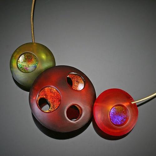Four Seasons Orb Necklace-Fall