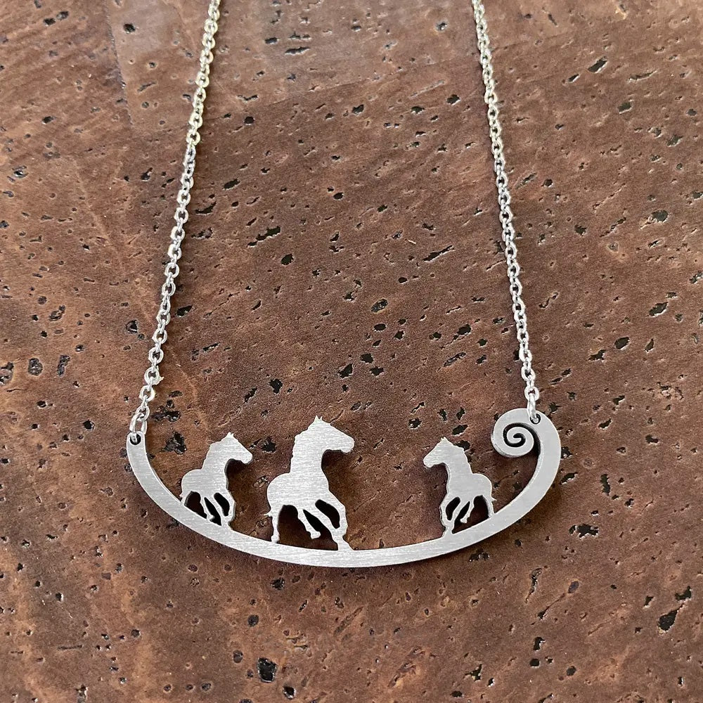 Horses Necklace