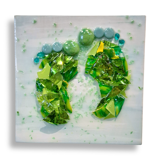 Glass Collage-Footprint