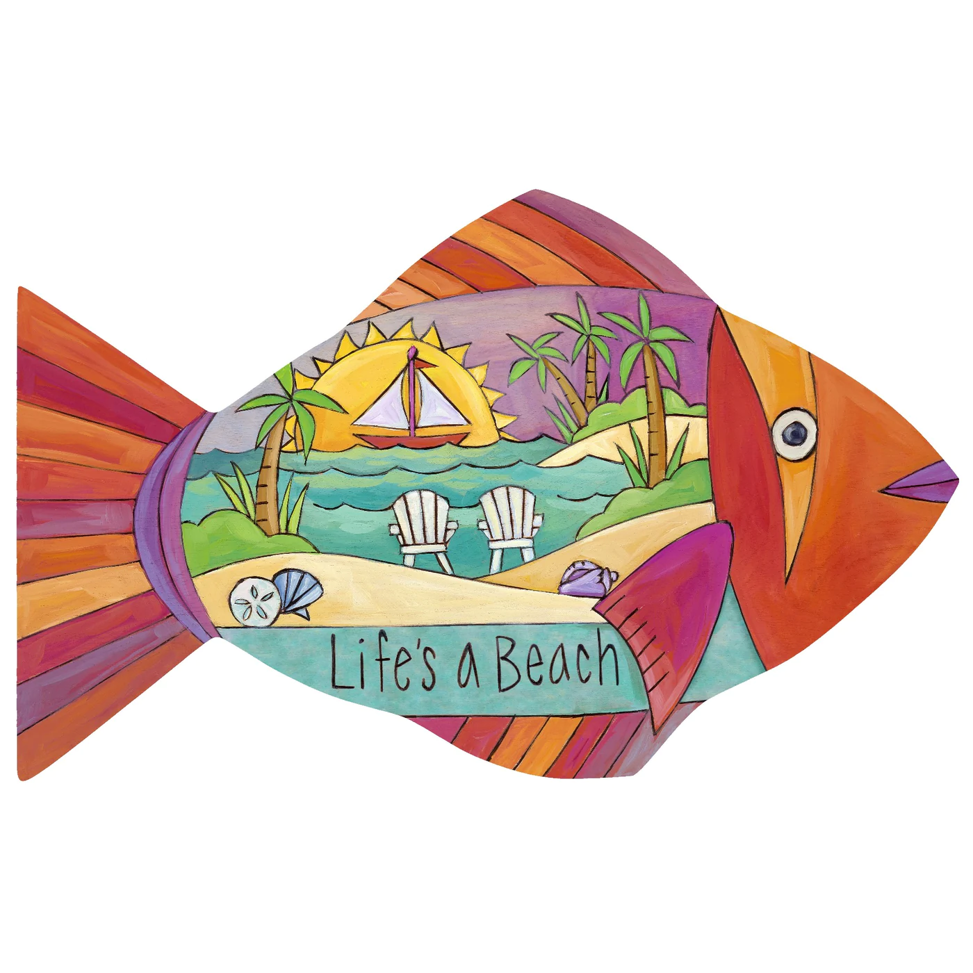 Fish Plaque-Sea La Vie