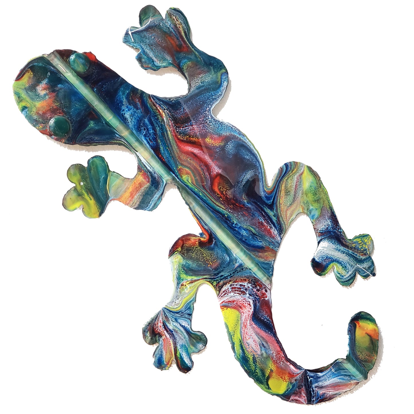 Gecko Tin Roof Wall Art