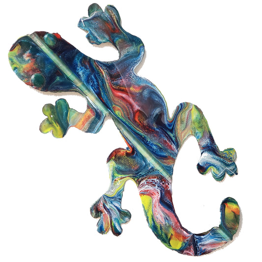 Gecko Tin Roof Wall Art