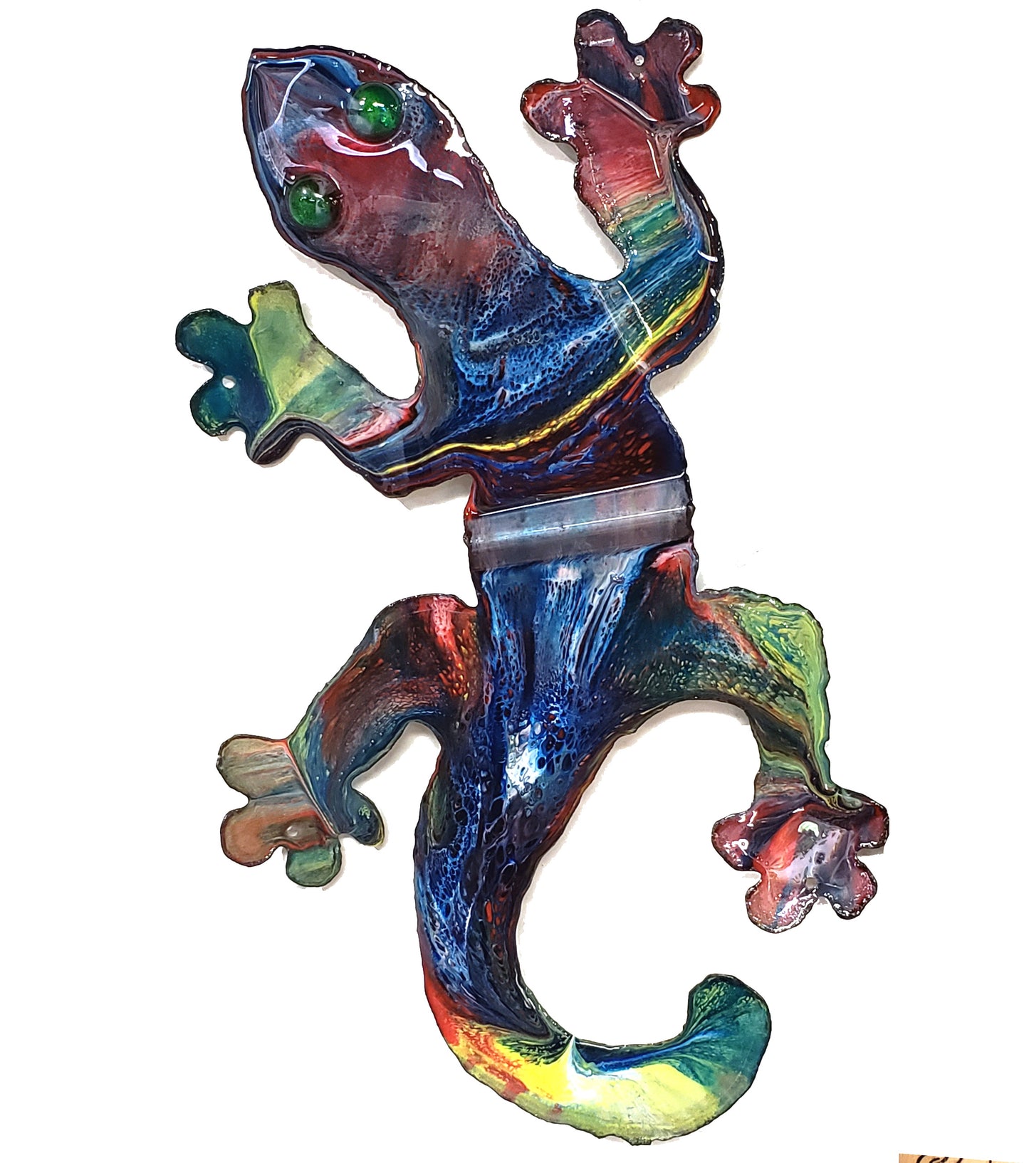 Gecko Tin Roof Wall Art