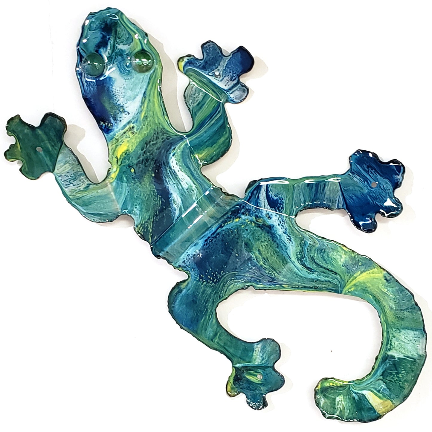 Gecko Tin Roof Wall Art
