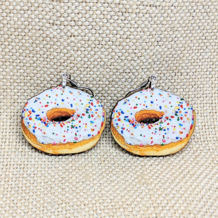 Glazed Donut Earrings