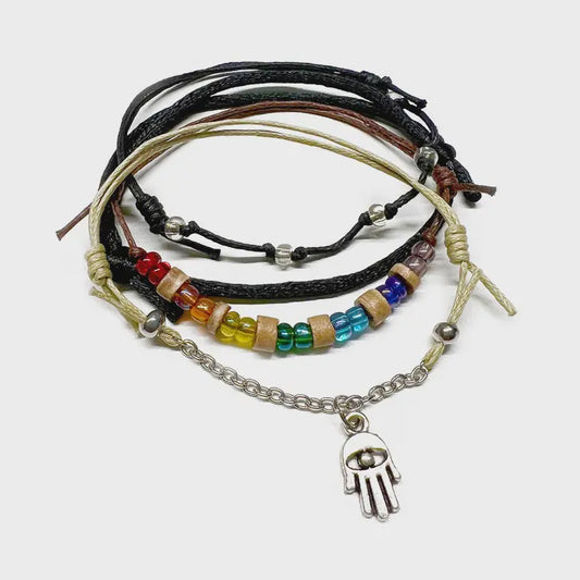 Charm Bracelet Set-Hamsa