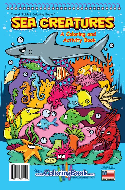 Coloring Book-Sea Creatures