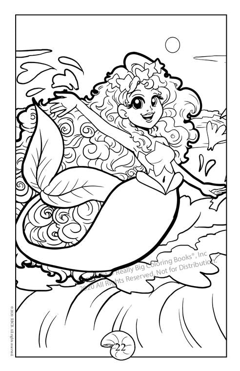 Coloring Book-Mermaids