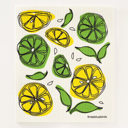 Swedish Dishcloth-Lemon Lime