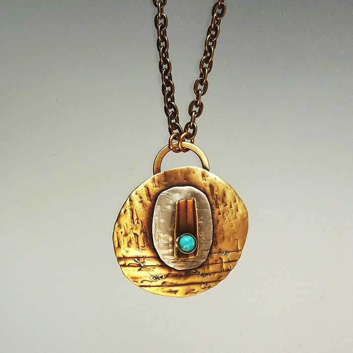 Ancient Musings Necklace-Turquoise