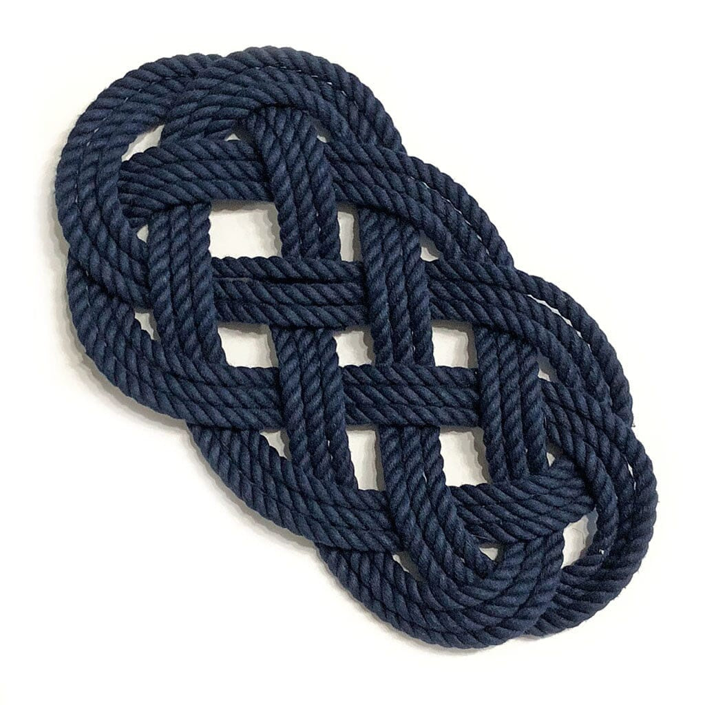 Ocean Plait Trivet-Navy