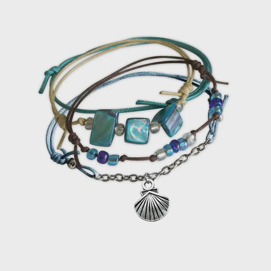 Charm Bracelet Set-Seashell