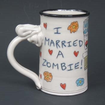 Married a Zombie Mug - Random Acts Of Art