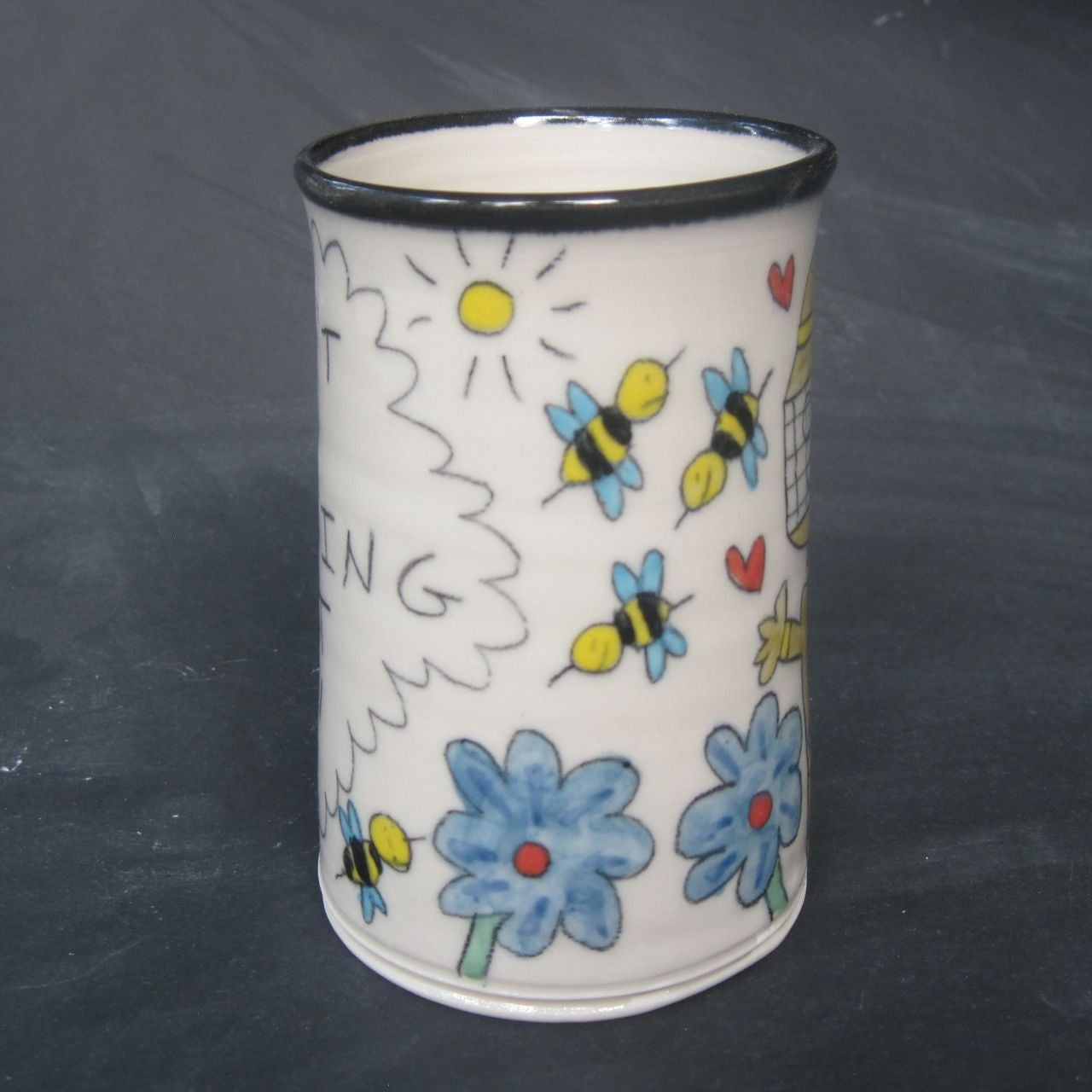 Thinking About Bees Mug - Random Acts Of Art