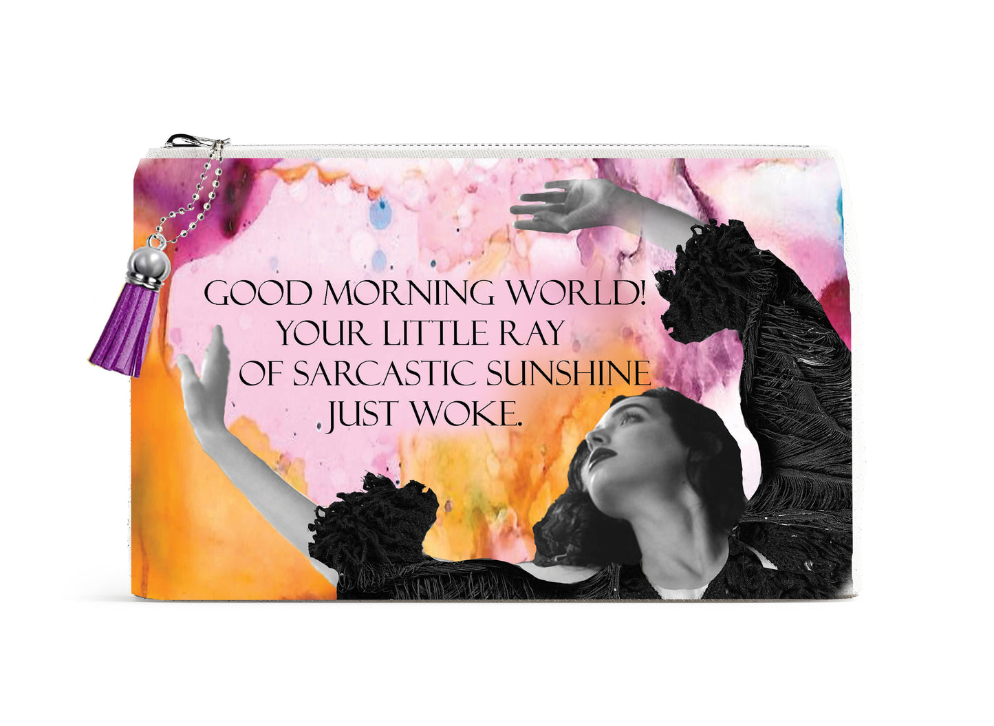 Zippered Pouch-Sarcastic Sunshine