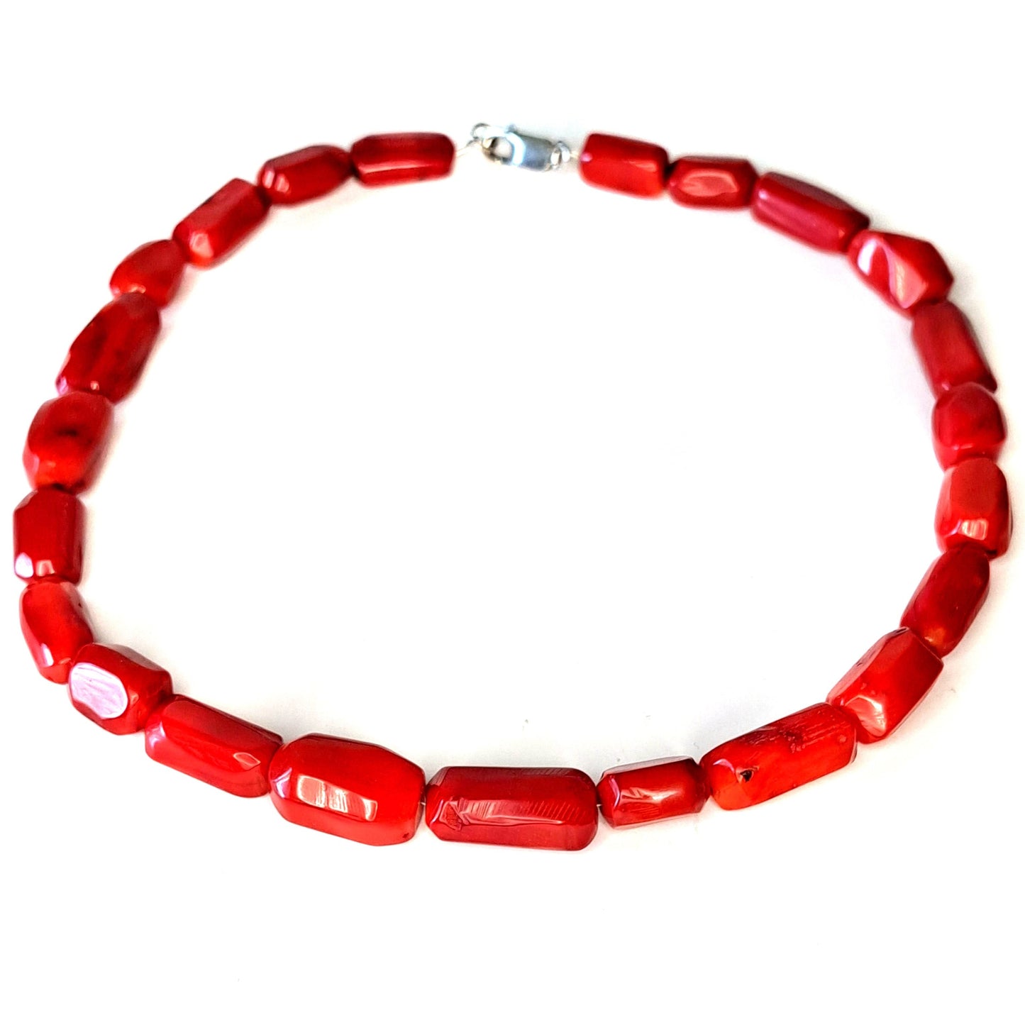 Chunky Red Coral Necklace