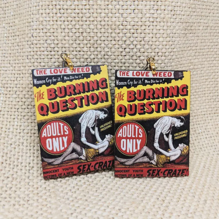 The Burning Question Earrings