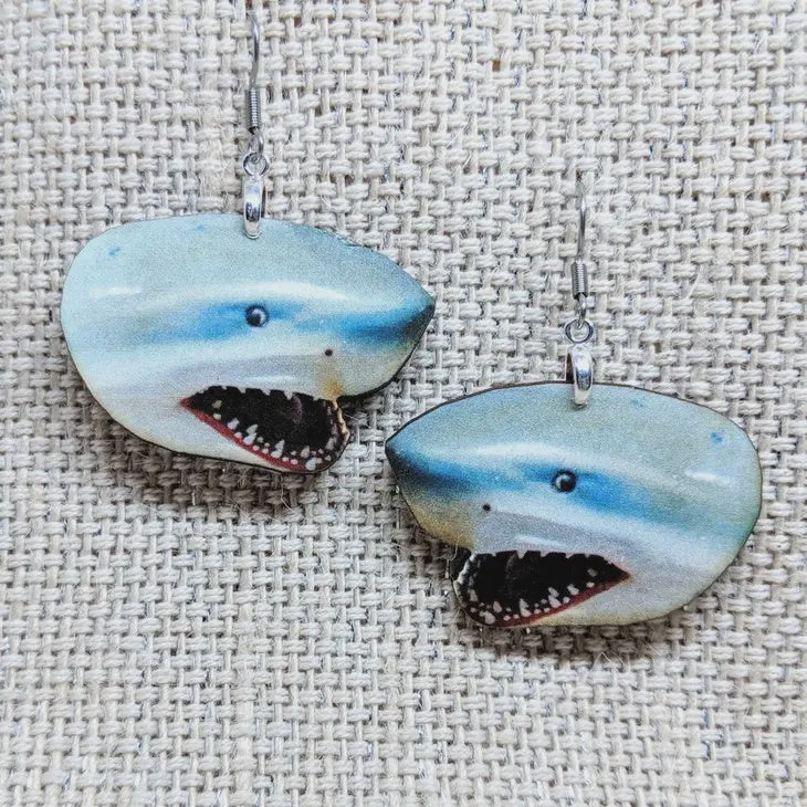 Shark Head Earrings