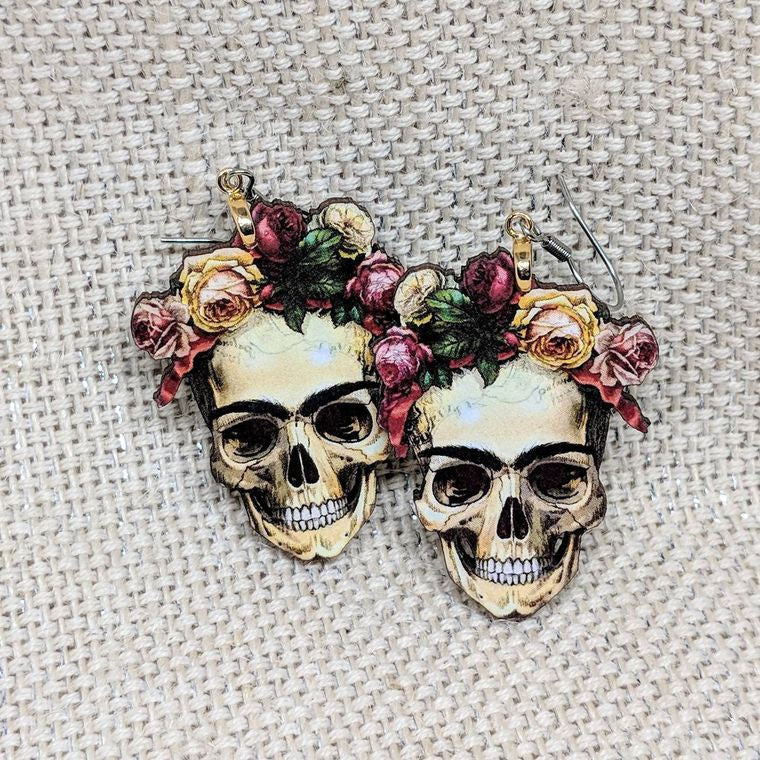 Dias de los Muertos Skull Earrings
